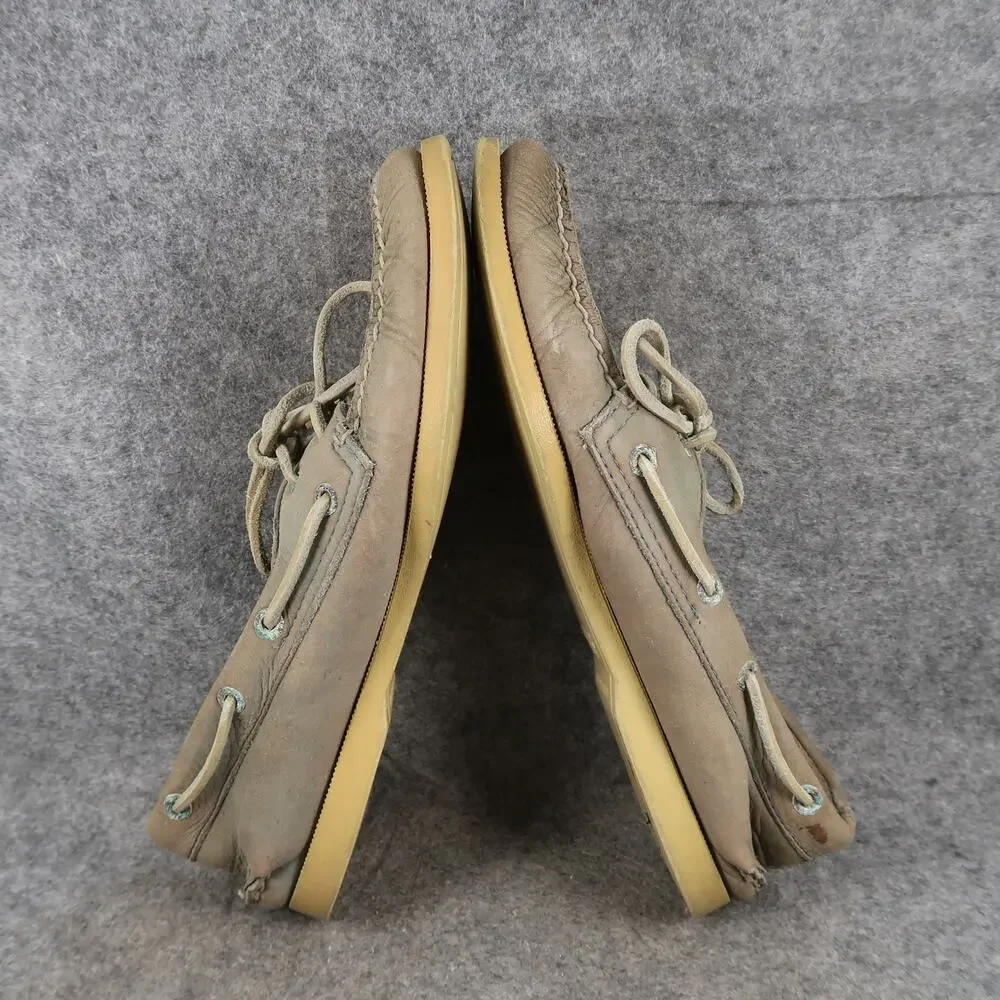 Sperry Boat Shoes Mens 10.5 Casual Leather Moc Toe 2 Eye Dock Sneaker Classic